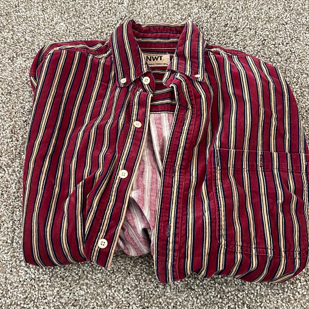 Vintage corduroy flannel jacket